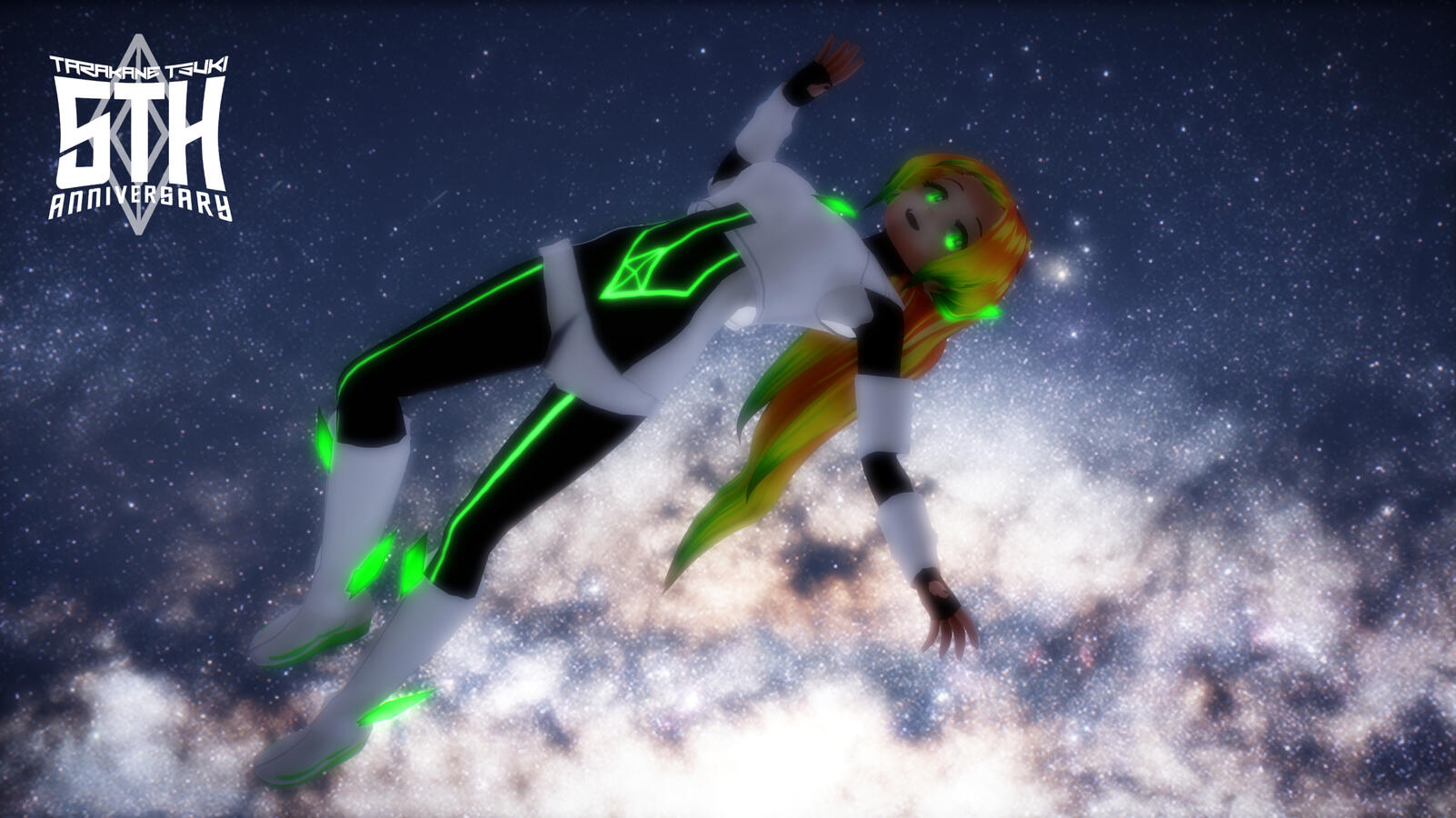 Tarakane Tsuki's 5th anniversary render. (Alia of AGL)