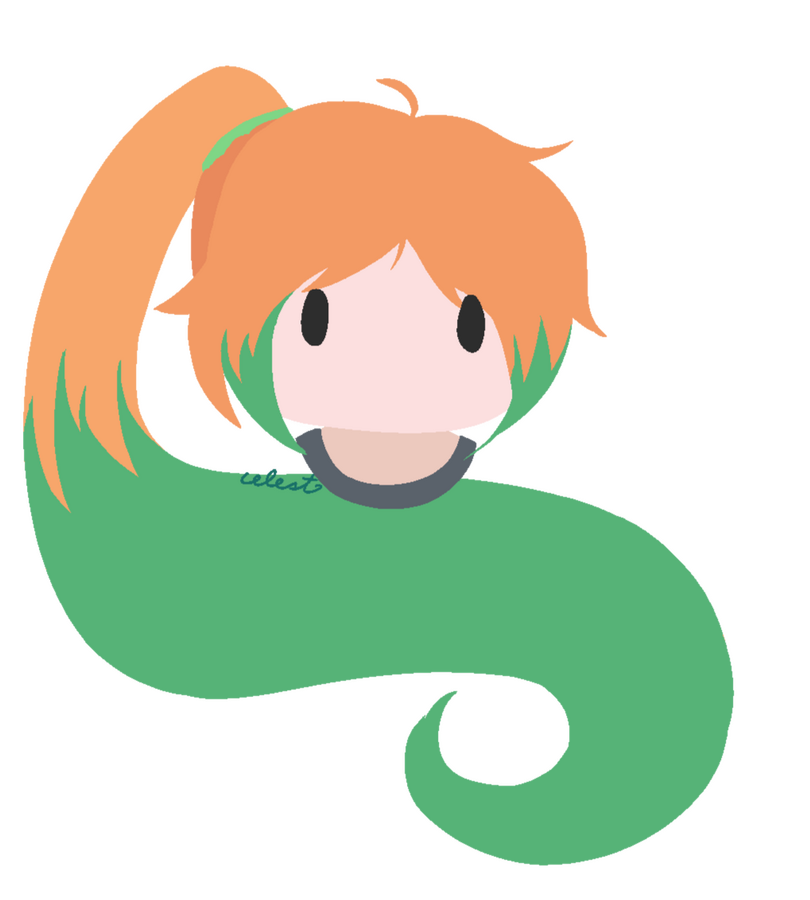 Simplified Tsuki head bust. (celestrai)