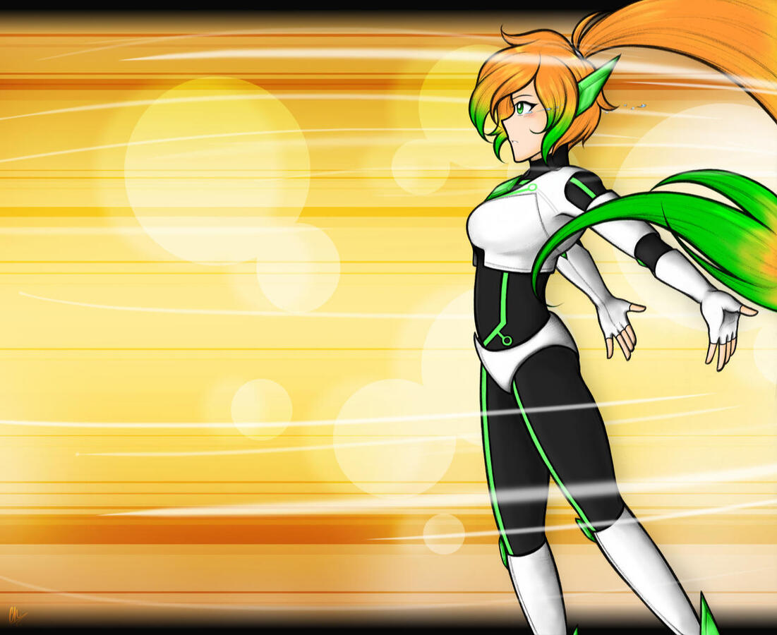 MewKwota&#39;s cover artwork of &quot;Our 16-Bit Warz&quot; by sasakure.UK